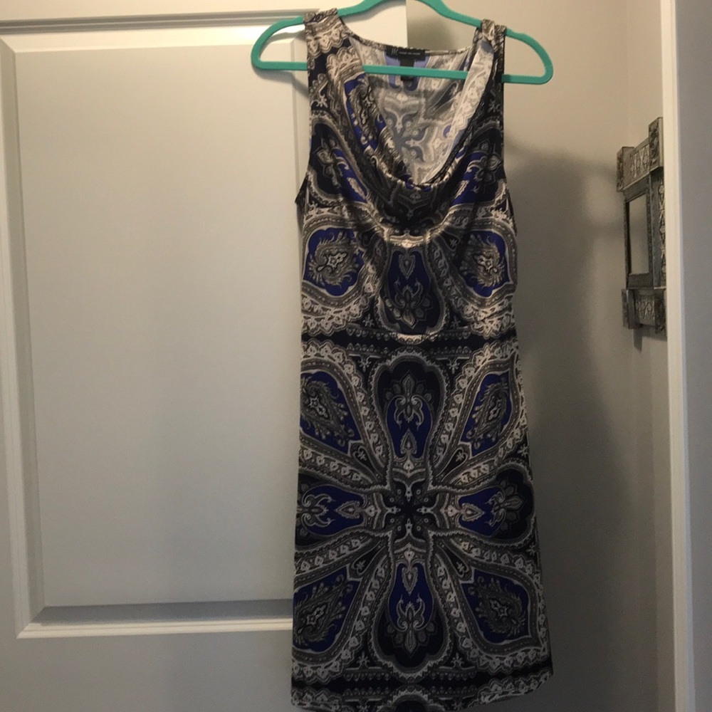 Inc drape neck dress